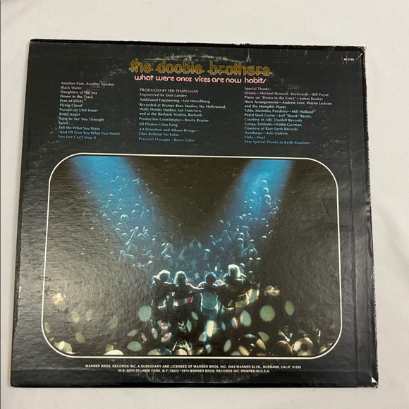 ⭐ The Doobie Brothers "What Were Once Vices Are Now Habits" record - Picture 4 of 6